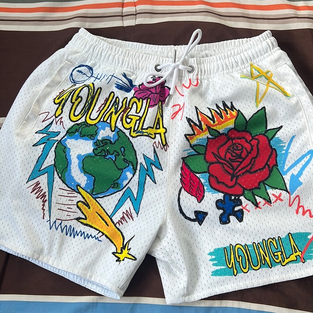 Young LA Graphic Shorts